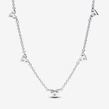 Load image into Gallery viewer, Pandora Triple Stone Heart Station Chain Necklace - Fifth Avenue Jewellers