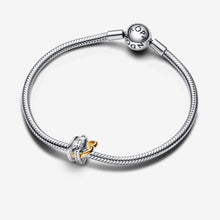 Load image into Gallery viewer, Pandora Two-tone Stepmum Entwined Hearts Charm - Fifth Avenue Jewellers

