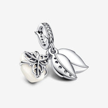 Load image into Gallery viewer, Pandora White Rose in Bloom Double Dangle Charm - Fifth Avenue Jewellers
