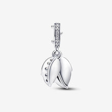 Load image into Gallery viewer, Pandora White Rose in Bloom Double Dangle Charm - Fifth Avenue Jewellers