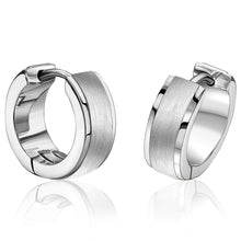 Load image into Gallery viewer, Polished & Brushed Huggie Earrings - Fifth Avenue Jewellers