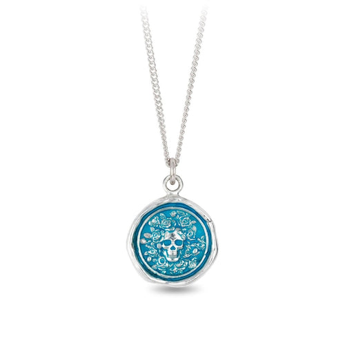 Pyrrha Live Every Moment Capri Blue Talisman Necklace - Fifth Avenue Jewellers