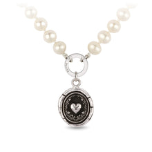 Load image into Gallery viewer, Pyrrha Self Love Knotted Freshwater Pearl Talisman Necklace - Fifth Avenue Jewellers
