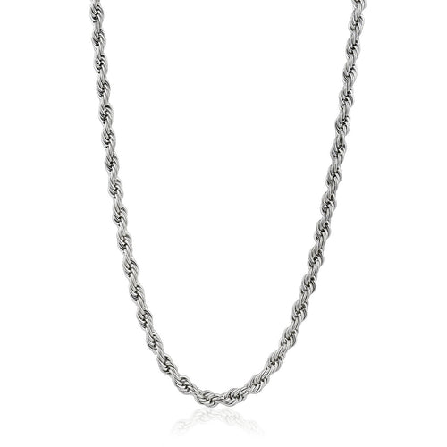 Stainless Steel Rope Chain - Fifth Avenue Jewellers