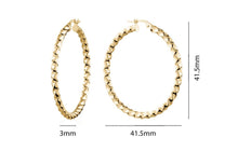 Load image into Gallery viewer, Tight Twist Yellow Gold Hoop Earrings - Fifth Avenue Jewellers
