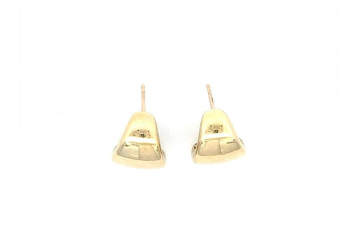 Triangle Puffy Stud Earrings - Fifth Avenue Jewellers