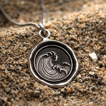 Load image into Gallery viewer, Close up Wave Talisman