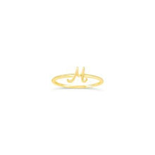 Load image into Gallery viewer, Yellow Gold Initial Rings - Fifth Avenue Jewellers