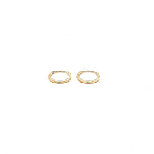 Load image into Gallery viewer, 10MM Squared Yellow Gold Sleepers - Fifth Avenue Jewellers