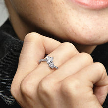 Load image into Gallery viewer, Pandora Double Heart Sparkling Ring