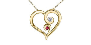 Adore You Diamond & Ruby Necklace - Fifth Avenue Jewellers
