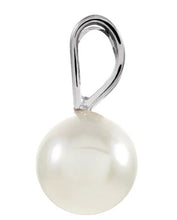 Load image into Gallery viewer, Akoya 5mm Cultured Pearl Pendant In 14K White Gold - Fifth Avenue Jewellers
