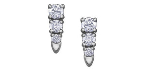 Baby Icicle Stud Earrings - Fifth Avenue Jewellers