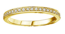 Load image into Gallery viewer, Bead Set Anniversary Band In Yellow Gold - Fifth Avenue Jewellers