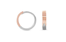 Load image into Gallery viewer, Bella Reversible Huggie Earrings In 10K Gold - Fifth Avenue Jewellers