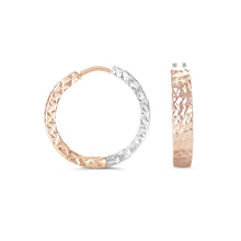 Load image into Gallery viewer, Bella Reversible Huggie Earrings In 10K Gold - Fifth Avenue Jewellers