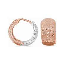 Load image into Gallery viewer, Bella Reversible Huggie Earrings In 10K Gold - Fifth Avenue Jewellers