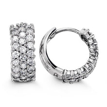 Load image into Gallery viewer, Bella Sterling Silver Huggie Earrings - Fifth Avenue Jewellers