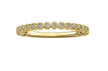 Load image into Gallery viewer, Bezel Diamond Stack Band - Fifth Avenue Jewellers