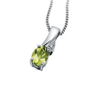 Load image into Gallery viewer, Birthstone & Diamond Necklace - Fifth Avenue Jewellers