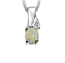 Load image into Gallery viewer, Birthstone & Diamond Necklace - Fifth Avenue Jewellers
