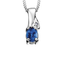 Load image into Gallery viewer, Birthstone & Diamond Necklace - Fifth Avenue Jewellers