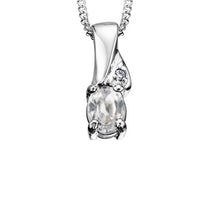 Load image into Gallery viewer, Birthstone & Diamond Necklace - Fifth Avenue Jewellers
