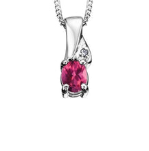 Load image into Gallery viewer, Birthstone & Diamond Necklace - Fifth Avenue Jewellers