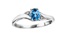 Load image into Gallery viewer, Birthstone & Diamond Ring - Fifth Avenue Jewellers