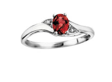 Load image into Gallery viewer, Birthstone & Diamond Ring - Fifth Avenue Jewellers