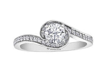 Load image into Gallery viewer, Canadian Diamond Bypass Engagement Ring - Fifth Avenue Jewellers