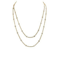 Load image into Gallery viewer, Canadian Diamond Station Necklace - Fifth Avenue Jewellers