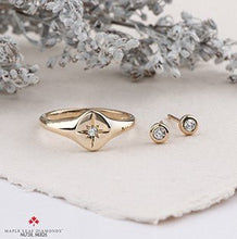 Load image into Gallery viewer, Casual Lux White Gold Bezel Set Diamond Solitaire Necklace .035ct - Fifth Avenue Jewellers