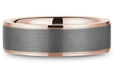 Load image into Gallery viewer, CrownRing Bleu Royale Tantalum & Rose Gold Ring - Fifth Avenue Jewellers