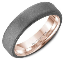 Load image into Gallery viewer, CrownRing Bleu Royale Tantalum & Rose Gold Ring - Fifth Avenue Jewellers