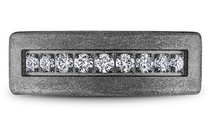 CrownRing Bleu Royale Tantalum, White Gold & Diamond Ring - Fifth Avenue Jewellers