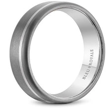 Load image into Gallery viewer, CrownRing Bleu Royale Tantalum & White Gold Ring - Fifth Avenue Jewellers