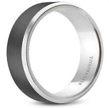 Load image into Gallery viewer, CrownRing Bleu Royale Tantalum & White Gold Ring - Fifth Avenue Jewellers