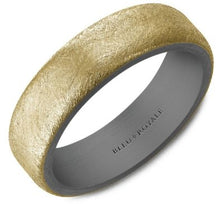 Load image into Gallery viewer, CrownRing Bleu Royale Tantalum & Yellow Gold Ring - Fifth Avenue Jewellers