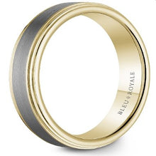 Load image into Gallery viewer, CrownRing Bleu Royale Tantalum & Yellow Gold Ring - Fifth Avenue Jewellers