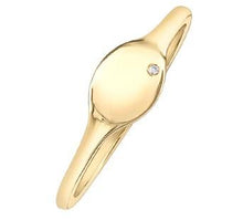 Load image into Gallery viewer, Diamond Accent Signet Ring - Fifth Avenue Jewellers