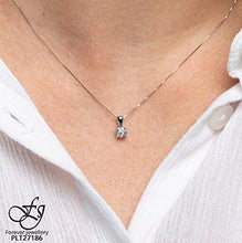 Load image into Gallery viewer, Diamond Cluster Pendant Necklace - Fifth Avenue Jewellers
