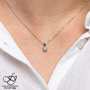 Diamond Cluster Pendant Necklace - Fifth Avenue Jewellers