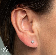 Load image into Gallery viewer, Diamond Cluster Stud Earrings - Fifth Avenue Jewellers