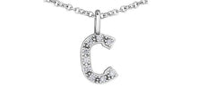 Load image into Gallery viewer, Diamond Initial Pendant Necklace - Fifth Avenue Jewellers