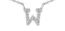 Load image into Gallery viewer, Diamond Initial Pendant Necklace - Fifth Avenue Jewellers
