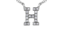 Load image into Gallery viewer, Diamond Initial Pendant Necklace - Fifth Avenue Jewellers