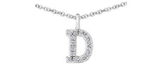 Load image into Gallery viewer, Diamond Initial Pendant Necklace - Fifth Avenue Jewellers