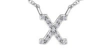 Load image into Gallery viewer, Diamond Initial Pendant Necklace - Fifth Avenue Jewellers