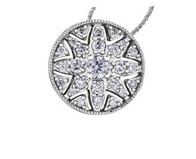 Load image into Gallery viewer, Diamond Lily Filigree Necklace - Fifth Avenue Jewellers Kamloops BC